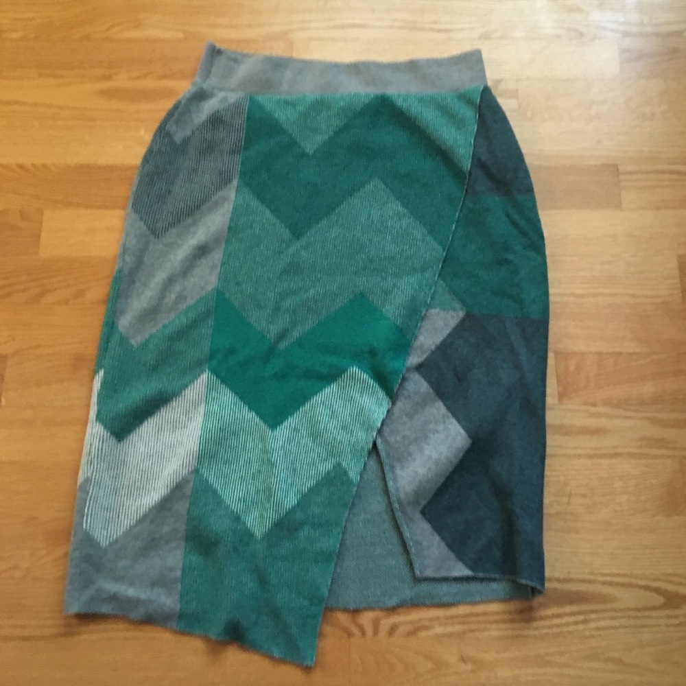 Anthropologie knee length sweater skirt